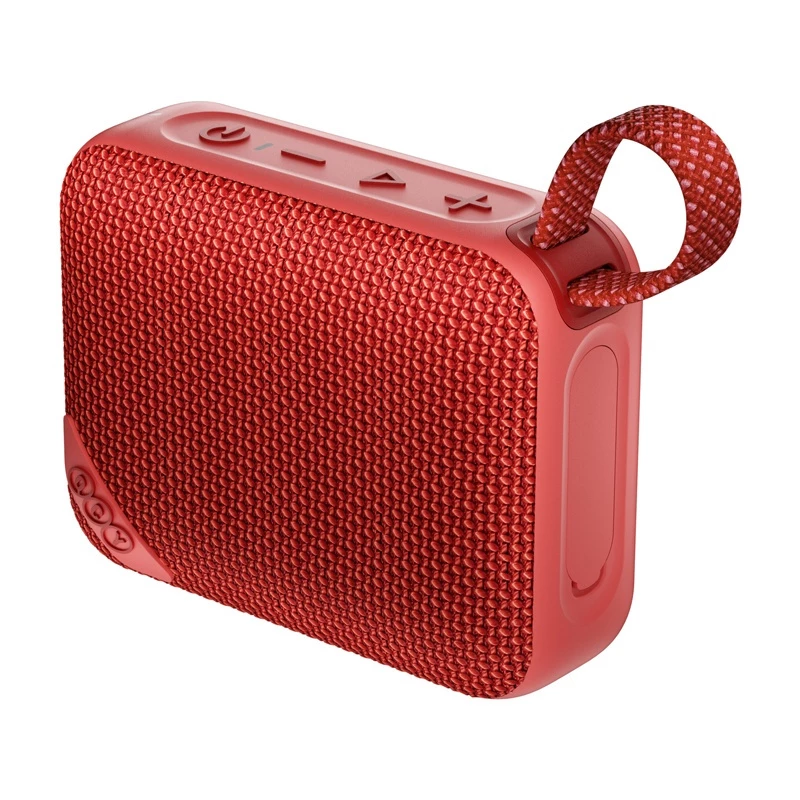 QCY SP2 Altifalante Bluetooth portátil (Vermelho) - IP67 à prova de água, iluminação RGB, TWS estéreo