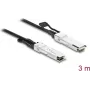 Delock Cabo Twinax QSFP+ macho para QSFP+ macho 40 Gbps 3 m (84243)