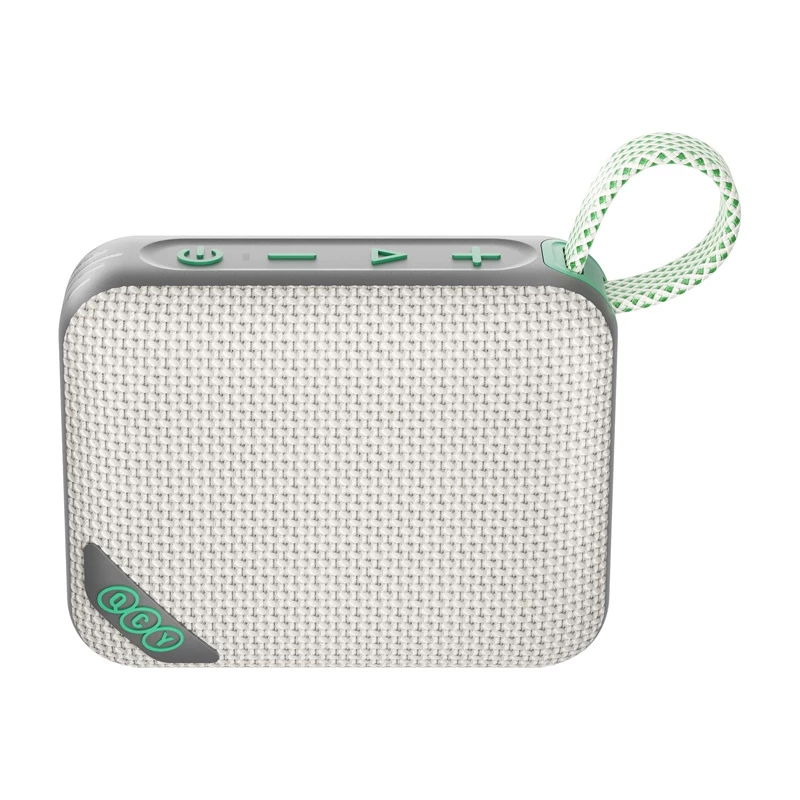 QCY SP2 Altifalante sem fios (Castanho) - Altifalante Bluetooth 5.3 portátil com iluminação RGB, IPX5, TWS
