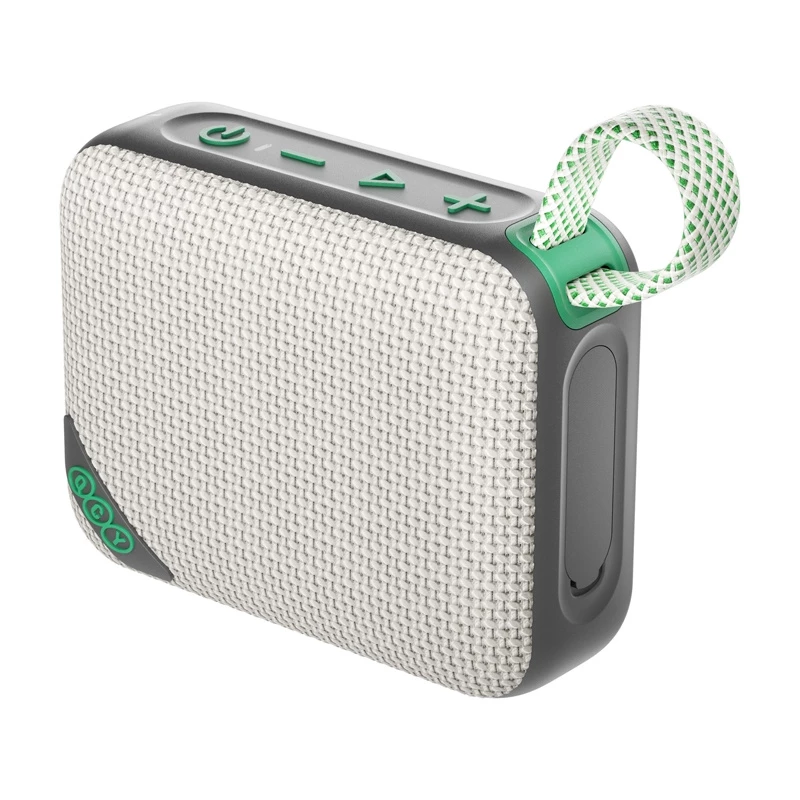 QCY SP2 Altifalante sem fios (Castanho) - Altifalante Bluetooth 5.3 portátil com iluminação RGB, IPX5, TWS