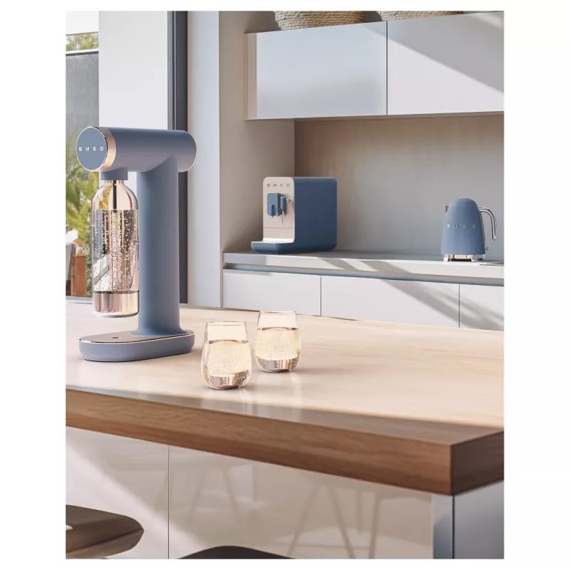 Smeg Máquina de fazer soda Collezione Aesthetic Storm Blue (SKC01SBM)
