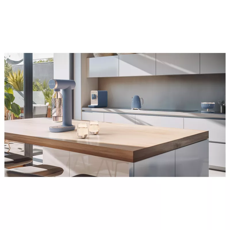 Smeg Máquina de fazer soda Collezione Aesthetic Storm Blue (SKC01SBM)