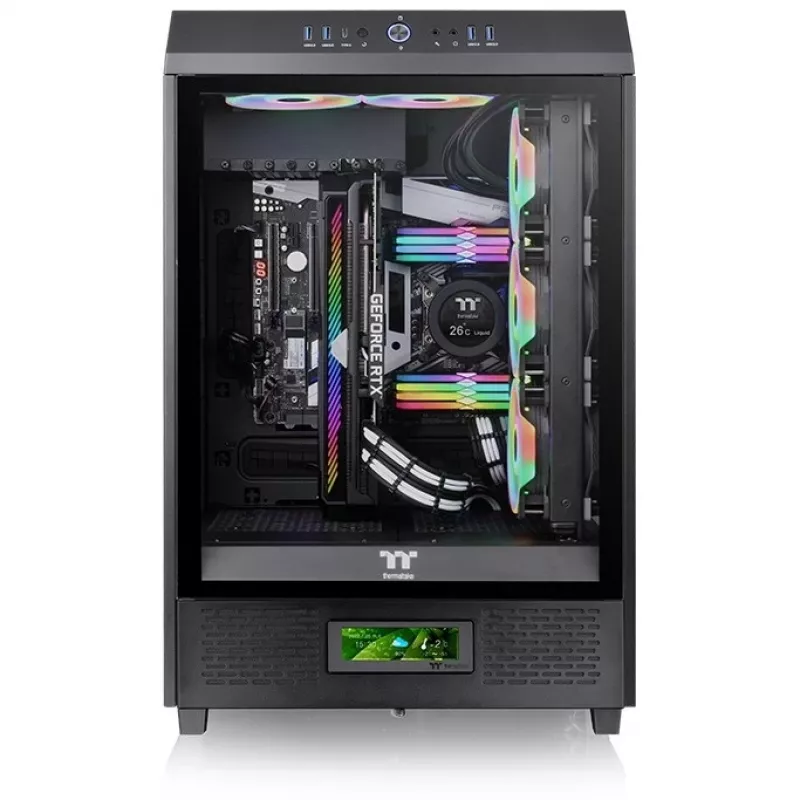 Thermaltake Kit de painel LCD Preto para The Tower 500