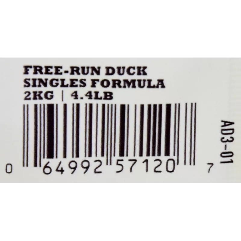 ACANA Singles Free-Run Duck Ração seca para cães, 2 kg