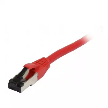 Synergy21 Cabo de rede RJ45, CAT8.1 2000MHz, 7,5m, Vermelho, S-STP (S/FTP), TPE/LSZH (SuperFlex), AWG26