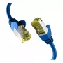 EFB-Elektronik Cabo de rede RJ45 Cat.6A S/FTP LSZH Draka UC900 TM31 Azul 0,15m