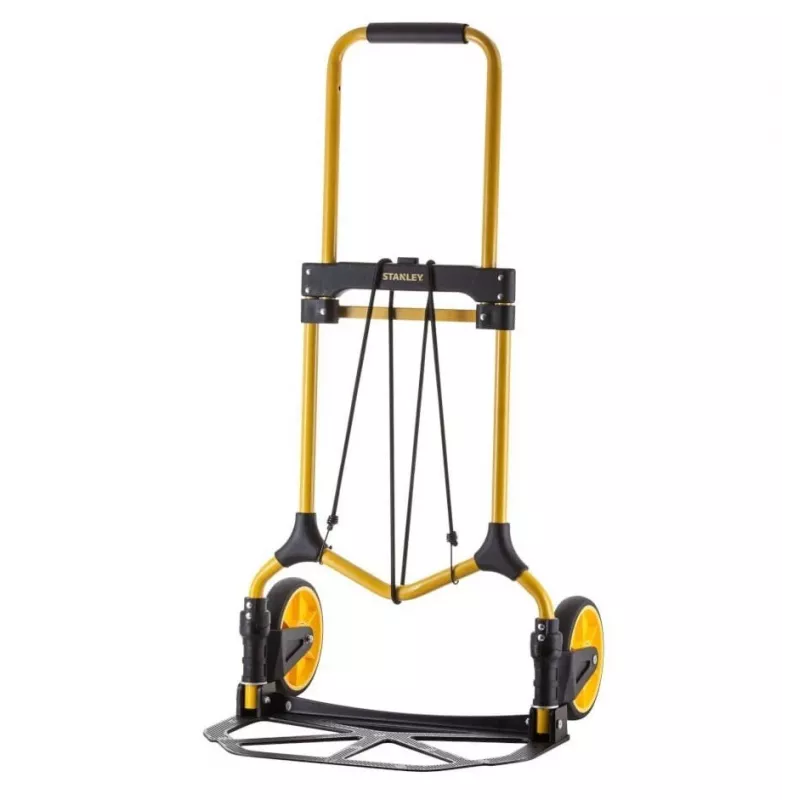 Stanley Carrinho de transporte dobrável em aço SXWT-FT582-SP 100 kg Preto/Amarelo