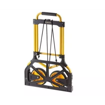 Stanley Carrinho de transporte dobrável em aço SXWT-FT582-SP 100 kg Preto/Amarelo