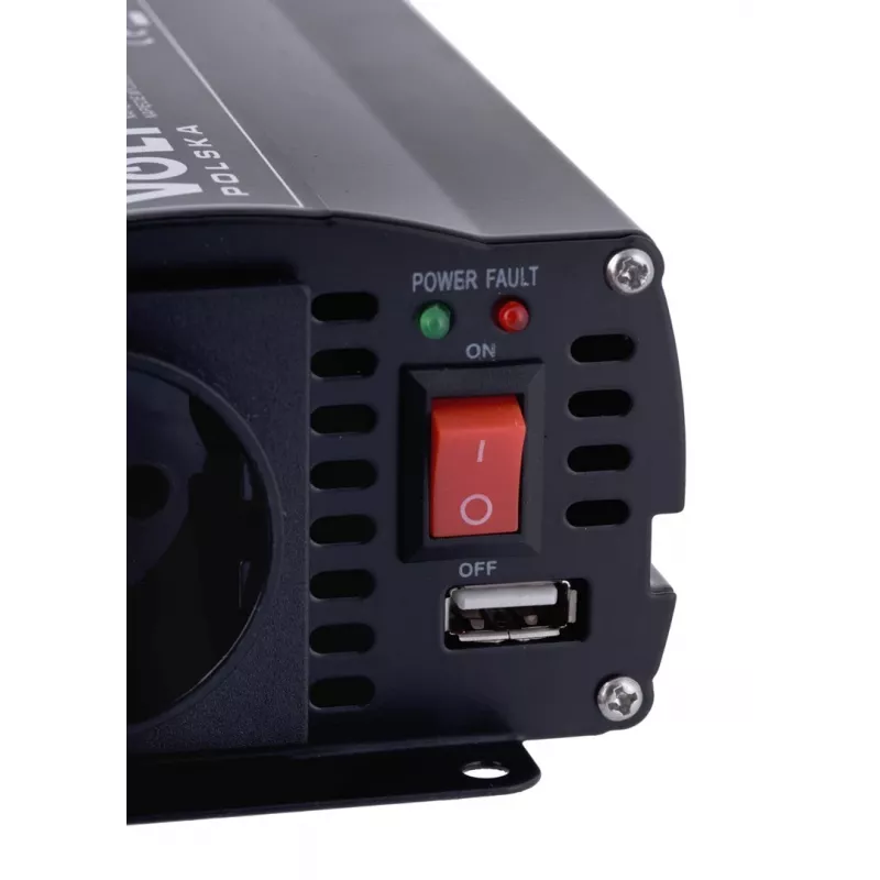 Volt Polska IPS-600 DUO conversor de 12/24V para 230V 300/600 W