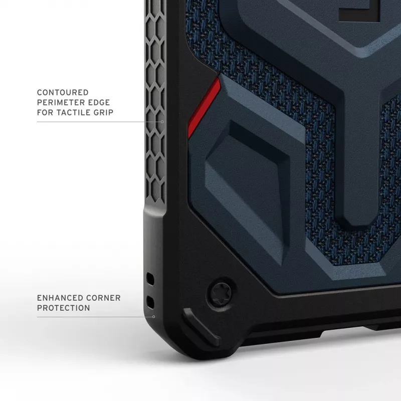 URBAN ARMOR GEAR Capa UAG Monarch Pro com módulo magnético para Samsung Galaxy S26 Ultra (Kevlar Mallard Blue)