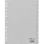 DURABLE Índice mensal A4 Janeiro-Dezembro Formato vertical 12 separadores Polipropileno Cinzento (6514-10)