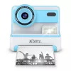 XBLITZ FLASH BLUE Máquina fotográfica instantânea com impressora térmica para crianças