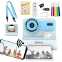 XBLITZ FLASH BLUE Máquina fotográfica instantânea com impressora térmica para crianças