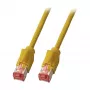 EFB-Elektronik Cabo de rede RJ45 Cat.5e S/UTP PUR TM21 adequado para cadeias de arrasto Amarelo 1,5m
