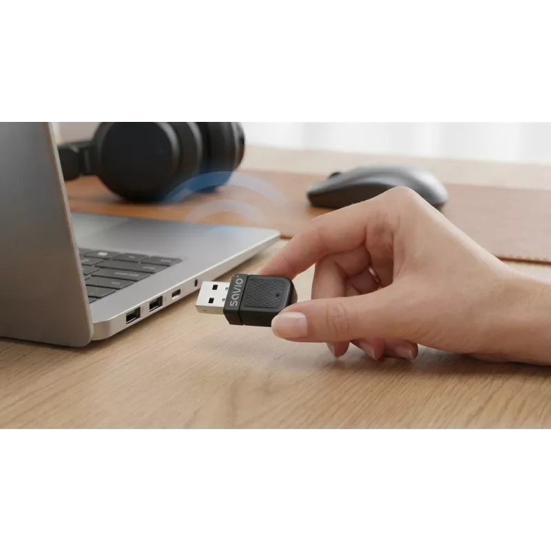 Savio BT-070 adaptador USB Wi-Fi 6 e Bluetooth 5.4