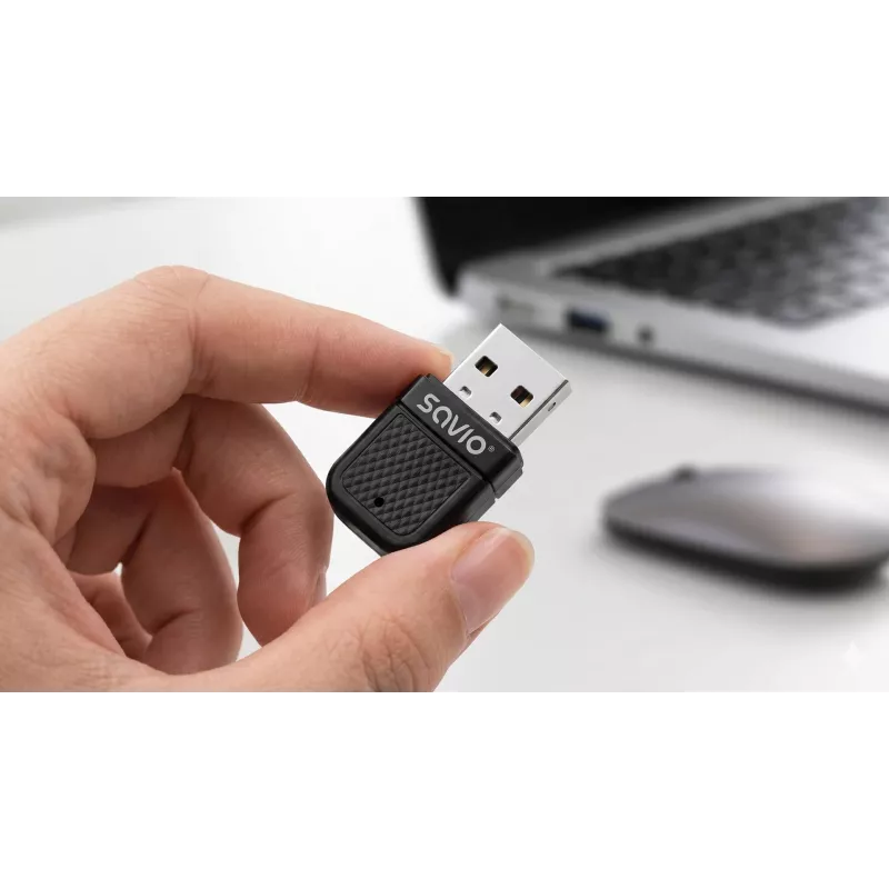 Savio BT-070 adaptador USB Wi-Fi 6 e Bluetooth 5.4