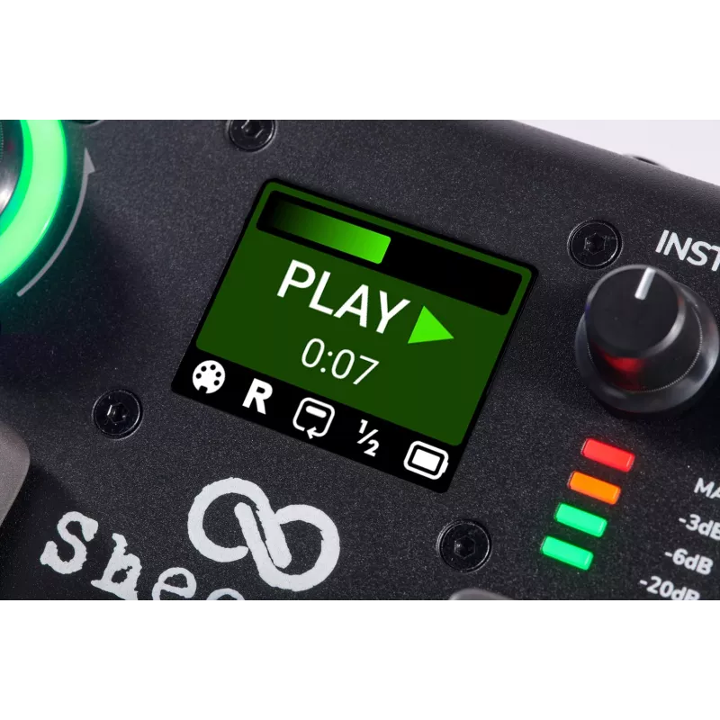 Sheeran Looper+ by HeadRush - Looper e processador vocal com 2 pistas de loop estéreo, 4 horas de gravação, 128 memórias, efeitos vocais, áudio 32-Bit Float