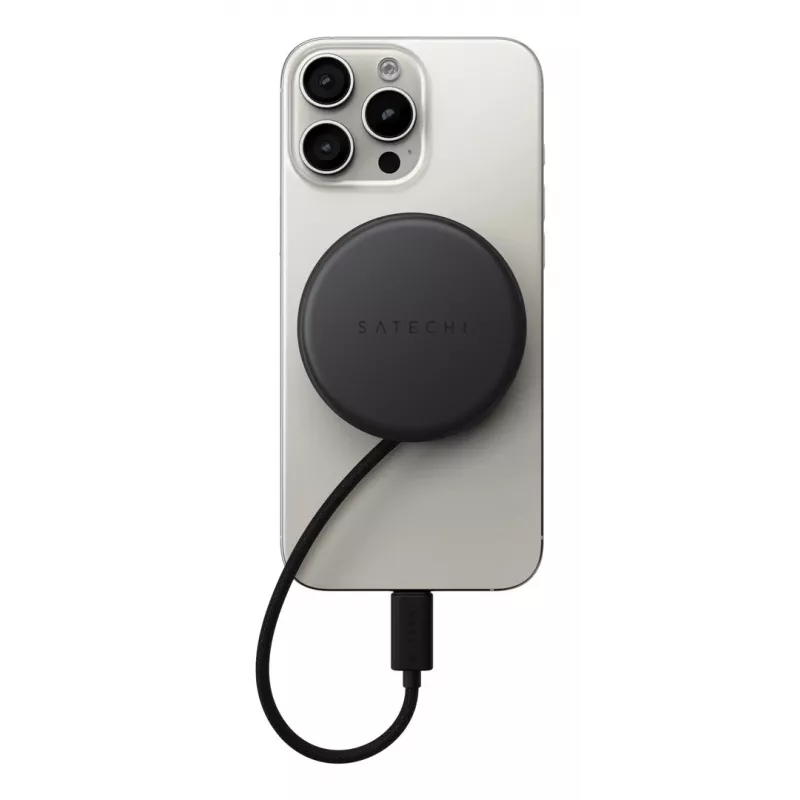 Satechi On-the-Go Adaptador multiporta 7-em-1 Hub USB-C com 100W PD, 2x USB-A, HDMI 4K, Ethernet, leitor de cartões SD/MicroSD - Space Gray