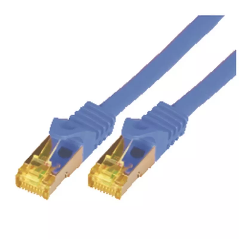 M-CAB CAT7 SFTP RJ45 LSZH 0,25M AZUL 10GBIT CABO PATCH RAW