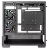 DeepCool CG380U Caixa Mid-Tower, vidro temperado, 3x ventoinhas ARGB 120mm, preto