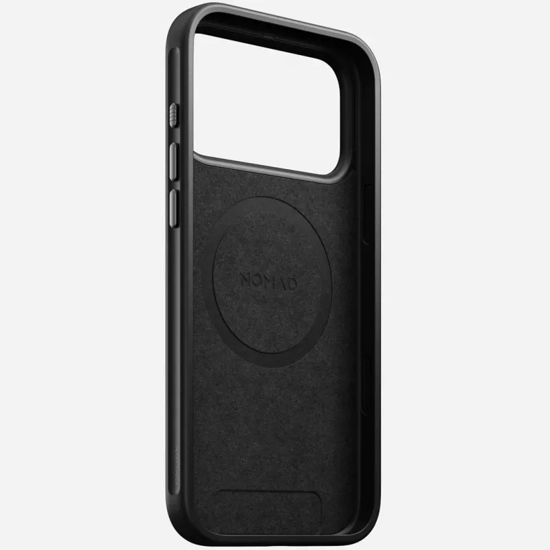 NOMAD Capa Modern Leather para iPhone 17 Pro Max, pele Horween, Rustic Brown, compatível com MagSafe