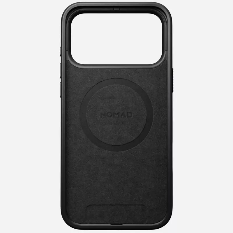 NOMAD Capa Modern Leather para iPhone 17 Pro Max, pele Horween, Rustic Brown, compatível com MagSafe