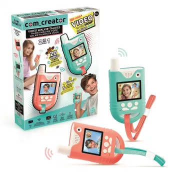 Canal Toys Walkie-talkies com vídeo (INF042) - 2 unidades, ecrã LCD colorido 1,8