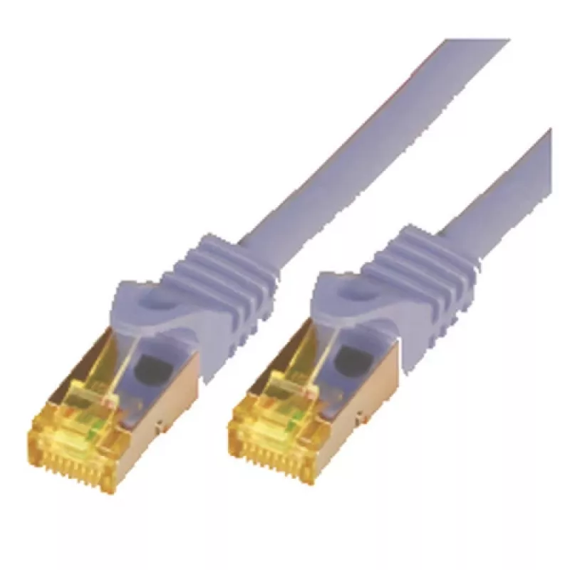 M-CAB CAT7 SFTP RJ45 LSZH 0,25M CINZENTO 10GBIT CABO PATCH RAW