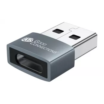 Good Connections Adaptador USB 2.0 USB-A macho para USB-C fêmea pack de 10