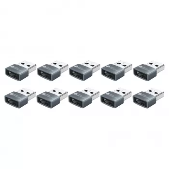 Good Connections Adaptador USB 2.0 USB-A macho para USB-C fêmea pack de 10