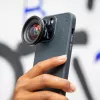ShiftCam LensUltra Capa Traseira com Suporte de Lente para iPhone 14 Pro Max, MagSafe, Preto