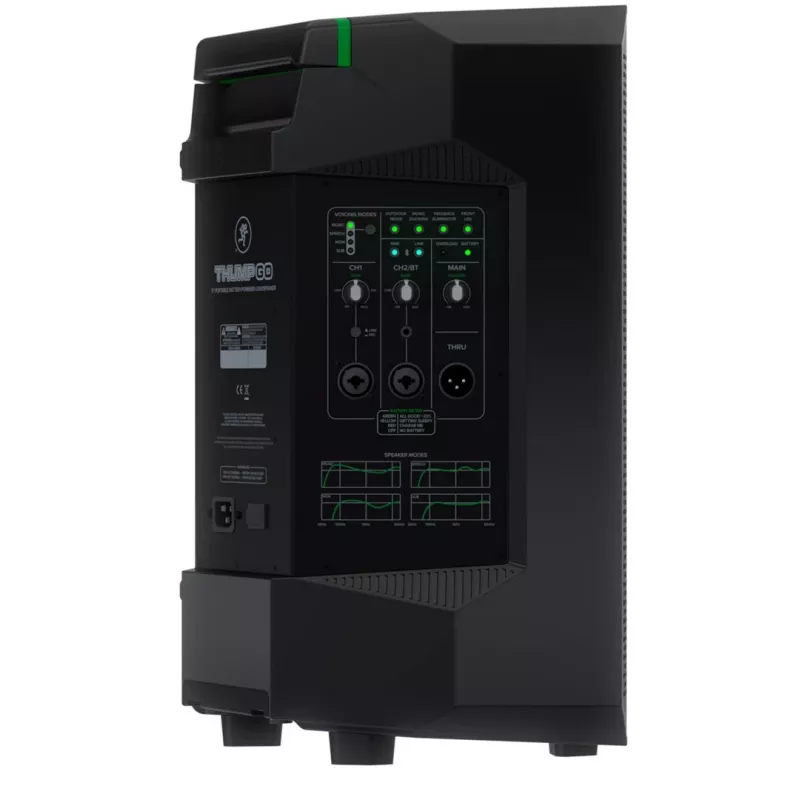 Mackie Thump GO - Altifalante portátil a bateria de 8 polegadas, 200 W, Bluetooth 5.0, Preto