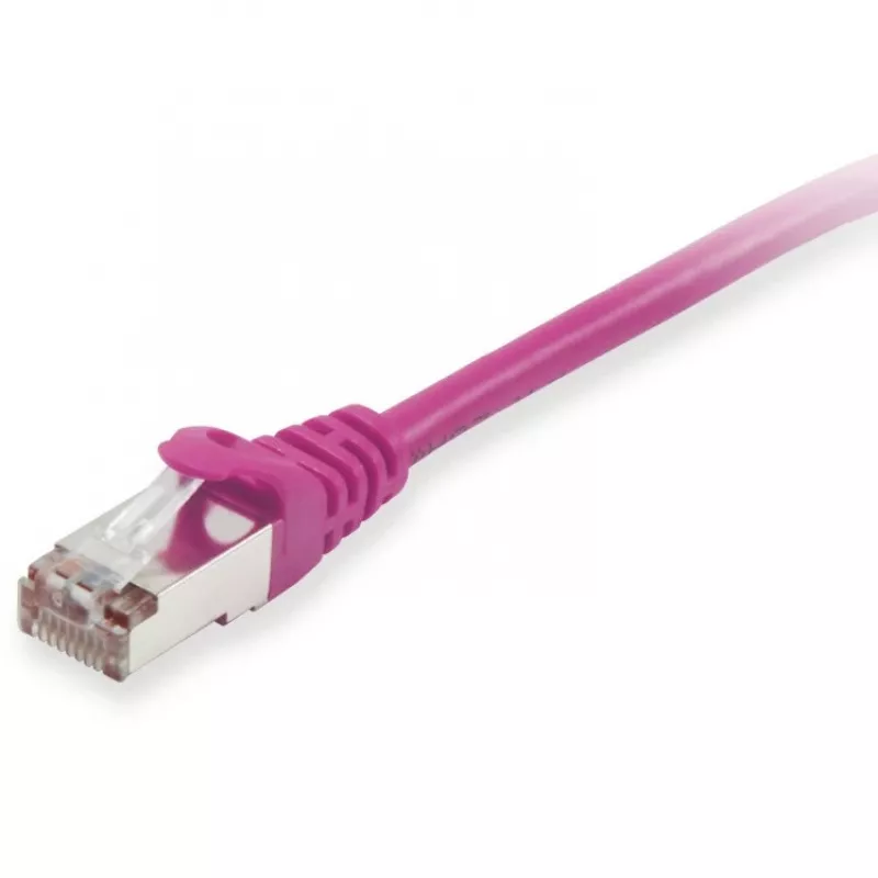 Equip Cabo de rede Cat.6 S/FTP RJ-45 (M) para RJ-45 (M) 0,5m Violeta LSZH