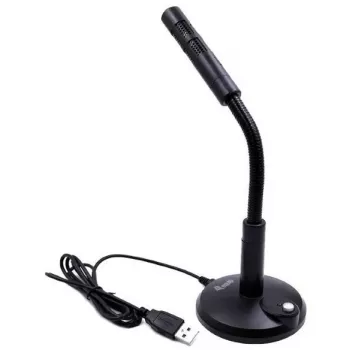 Equip Microfone de secretária com ângulo ajustável, ligação USB, Preto