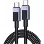 UGREEN L513 Cabo USB-C para USB-C 240W PD3.1 480Mbps Nylon entrançado Caixa de alumínio Abraçadeira 3m Cinzento (45065)
