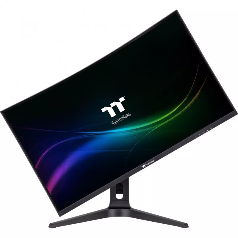 Thermaltake TGM-V32CQ Monitor Gaming Curvo de 32 polegadas QHD, 170Hz, VA, 1500R, Preto