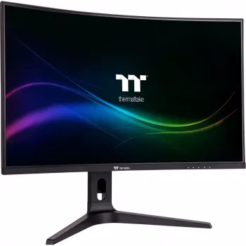 Thermaltake TGM-V32CQ Monitor Gaming Curvo de 32 polegadas QHD, 170Hz, VA, 1500R, Preto