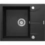 DEANTE Lava-loiça de granito 1 cuba com escorredor Graphite Metallic Andante