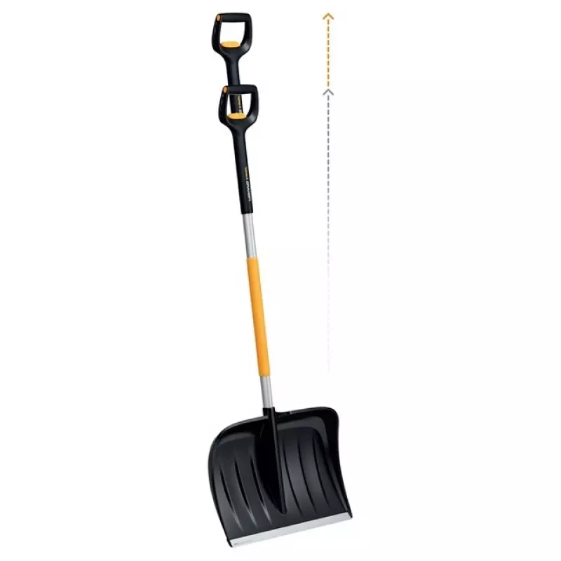Pá para neve Fiskars 1057189 Metal Preto, Laranja