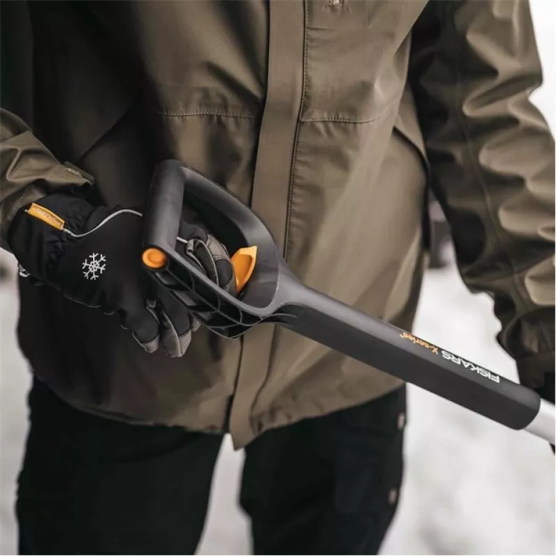 Pá para neve Fiskars 1057189 Metal Preto, Laranja