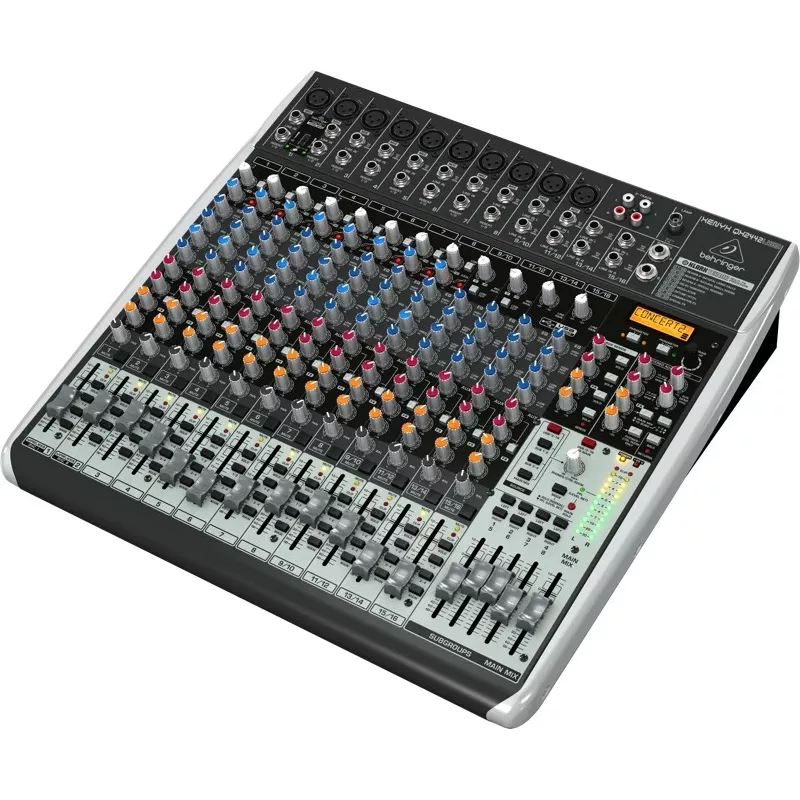 Misturadora analógica Behringer QX2442USB 24 entradas 4/2 bus com interface USB e FX