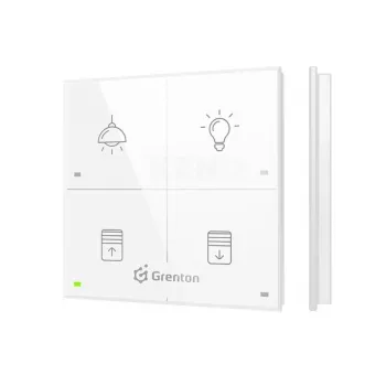 Painel tátil Grenton 4B TF-BUS Vidro Branco