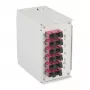 Caixa de fusão EFB-ELEKTRONIK DIN Rail OM4, 12x SC Pigtail, 6x acoplador SC-Duplex, Cinzento claro (BHS70203.12OM4)