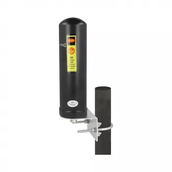 Antena 5G LTE Delock conector fêmea N 3 - 5 dBi omnidirecional montagem em parede e mastro exterior Preto