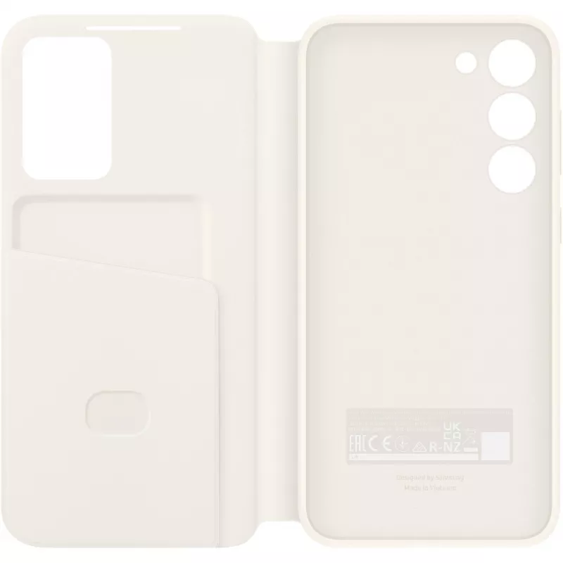 Capa Smart View Wallet Samsung para Galaxy S23+, Creme (EF-ZS916CUEGWW)