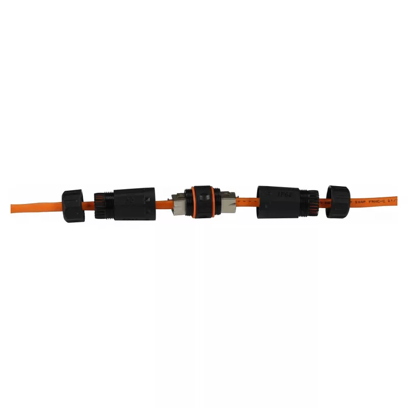 EFB Elektronik conector de cabo IP68 Cat.6A 10Gbit/s para AWG22/1-26/1 - IEC