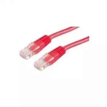 Cabo de rede VALUE Cat6 U/UTP RJ45 5m Vermelho