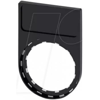 Siemens 3SU1900-0AG10-0AA0 SIRIUS ACT Porta-etiquetas, preto, plástico, 29,8 x 44,8 mm