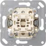 JUNG 506-20U Interruptor basculante universal, 20 AX, 250 V AC, montagem encastrada, termoplástico, apenas mecanismo