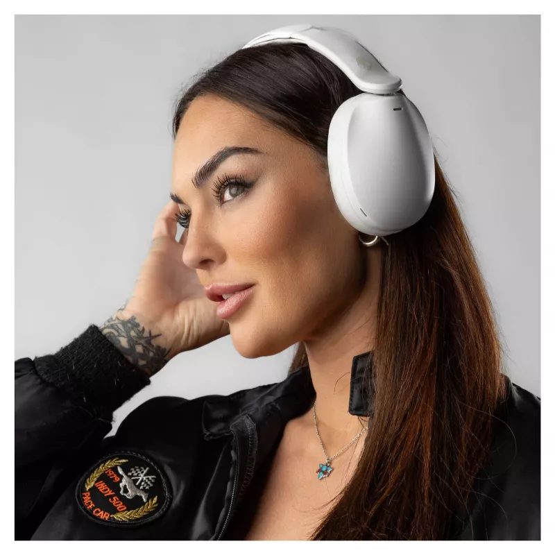 Skullcandy Hesh 360 Auscultadores Over-Ear Sem Fios, Bluetooth 5.0, Cancelamento Ativo de Ruído, Branco